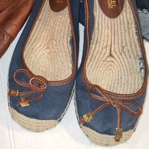 Michael kors espadrilles denim blue sz 8